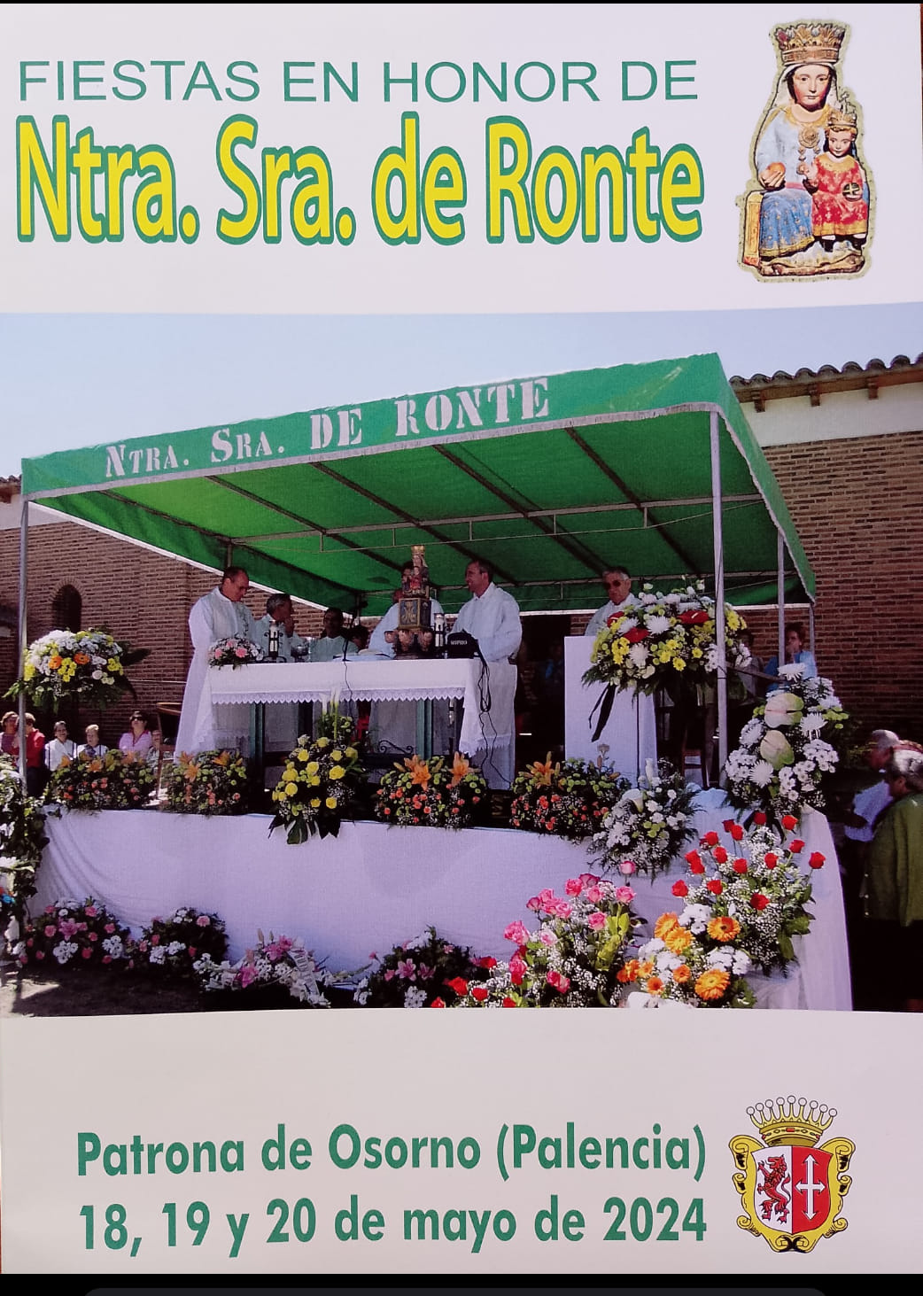 Fiestas en honor a Nuestra Señora del Ronte 2024 Osorno la Mayor